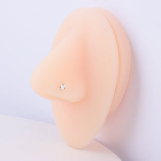 Love Nose Stud - OhmoJewelry