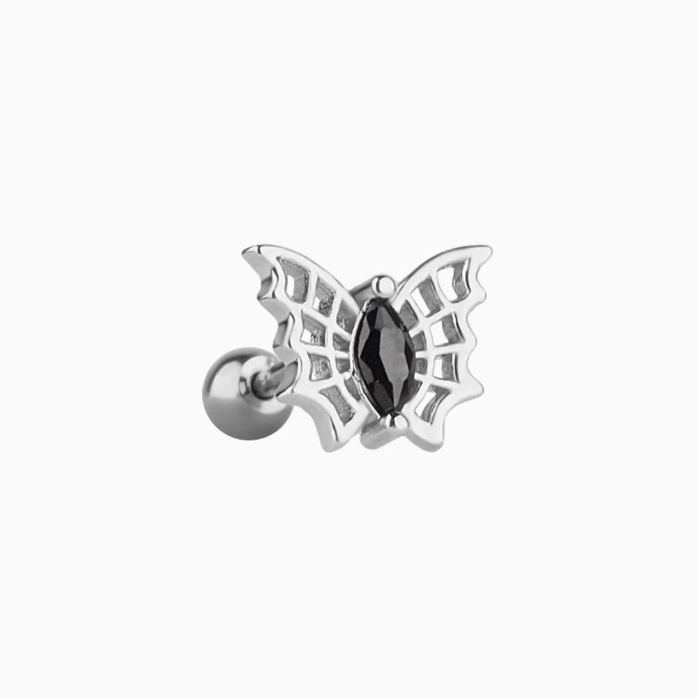 Magic Butterfly Stud - Stainless Steel - Upper Lobe, Helix - Oumo Jewelry