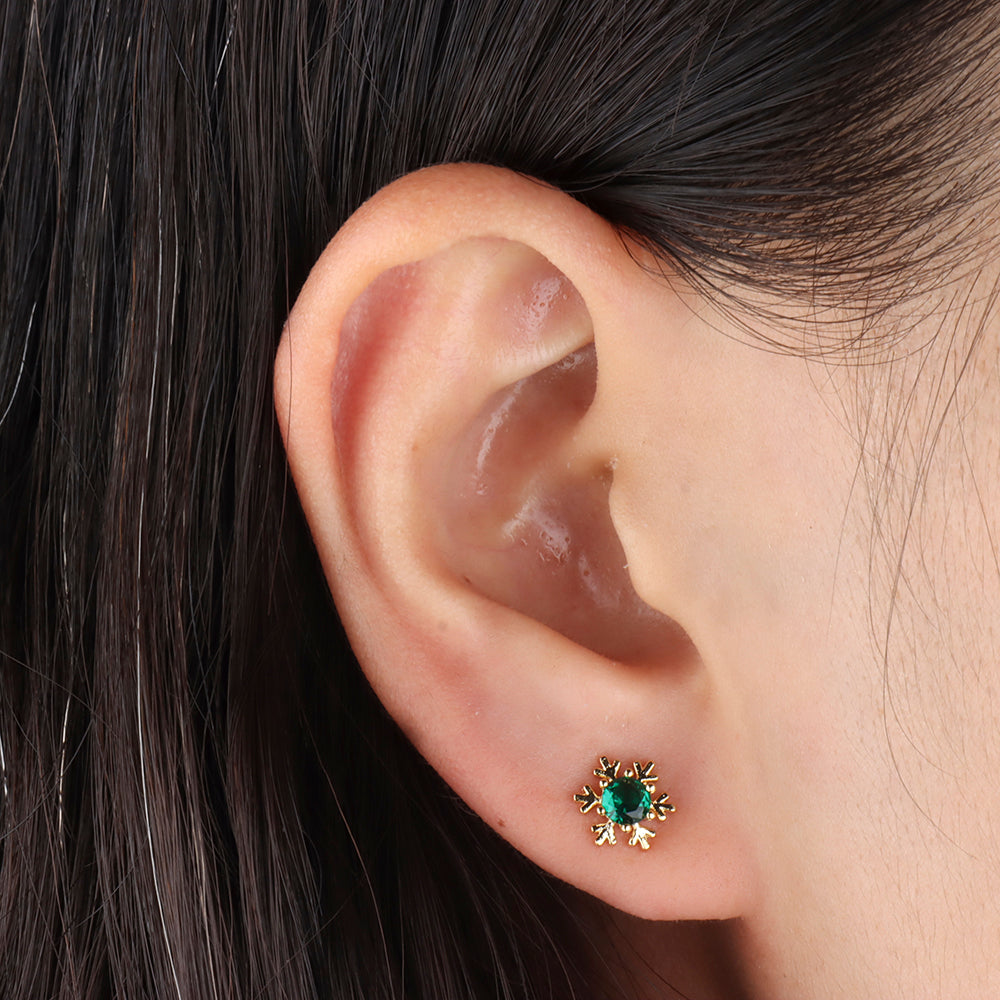 ❄️Magical Green Stud - OhmoJewelry