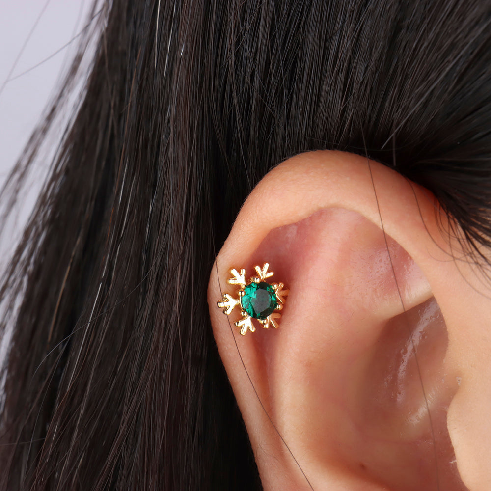 ❄️Magical Green Stud - OhmoJewelry