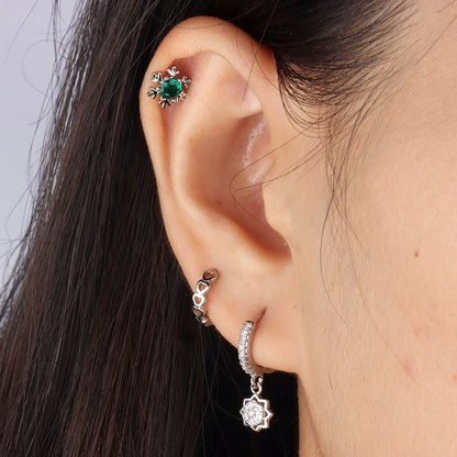 ❄️Magical Green Stud - OhmoJewelry