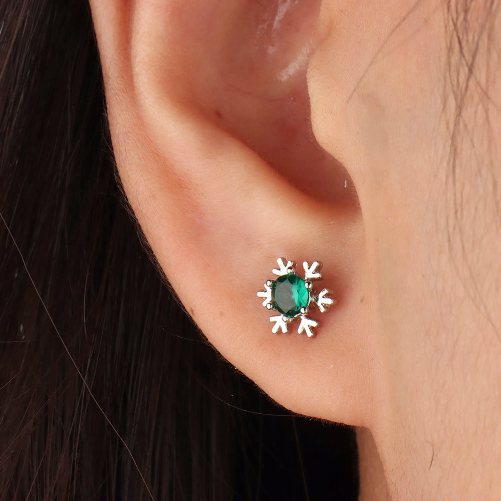 ❄️Magical Green Stud - OhmoJewelry