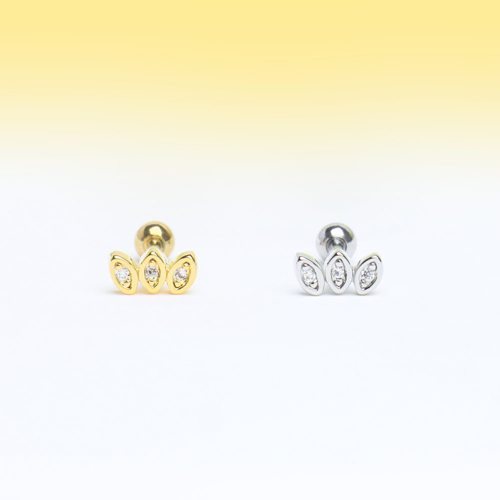 Marquise Stud - OhmoJewelry