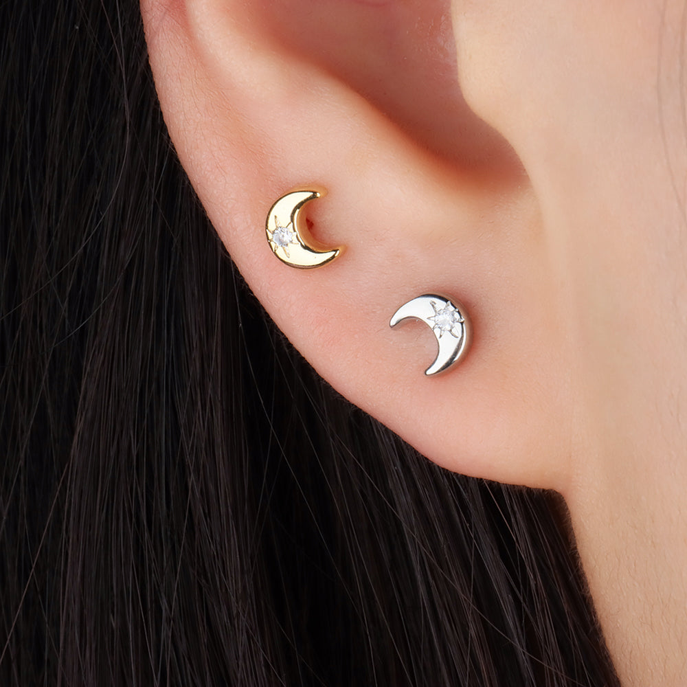 Moonlight Studs - OhmoJewelry