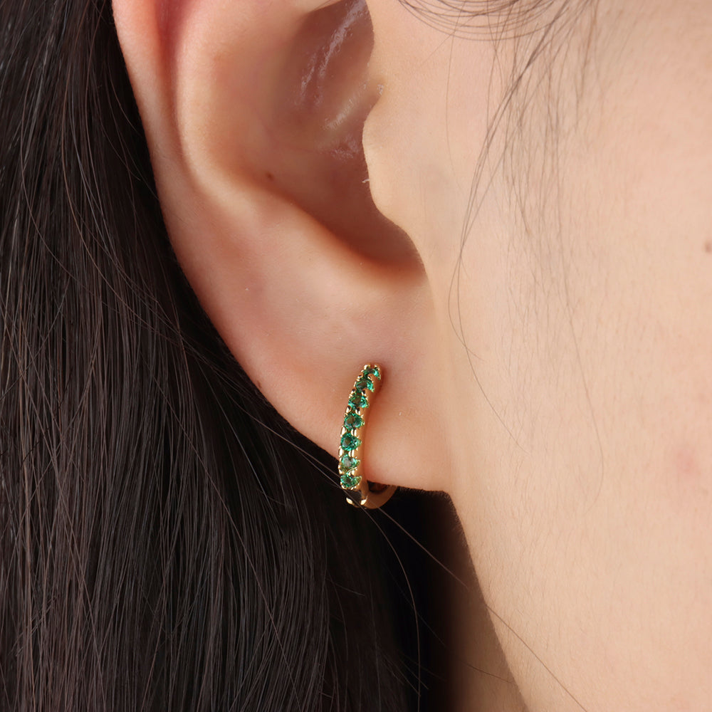 Delightful Basic Hoop - Stainless Steel - Lobe - Oumo Jewelry
