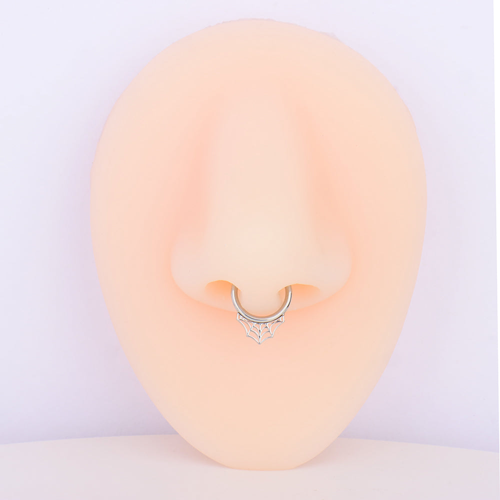 Net Septum Clicker Nose Ring - OhmoJewelry