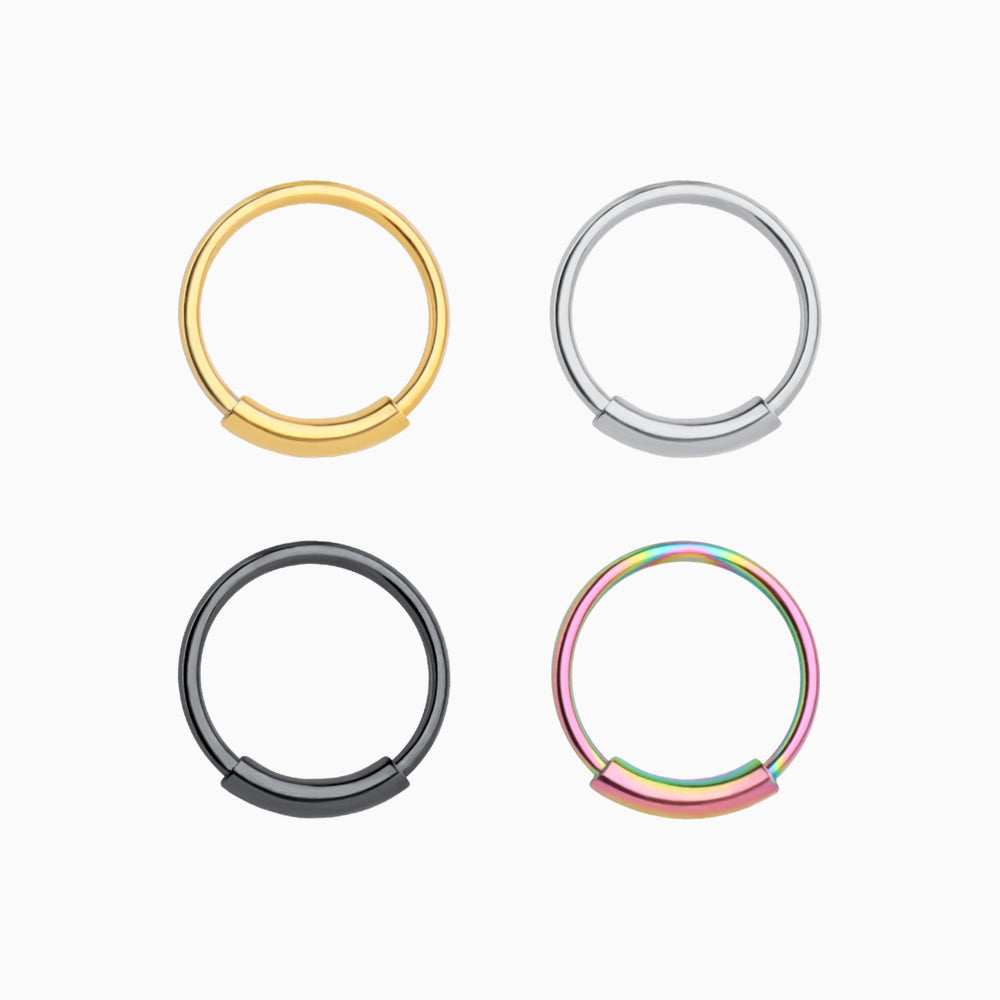 Essential Nose Hoop - Stainless Steel - Septum - Oumo Jewelry