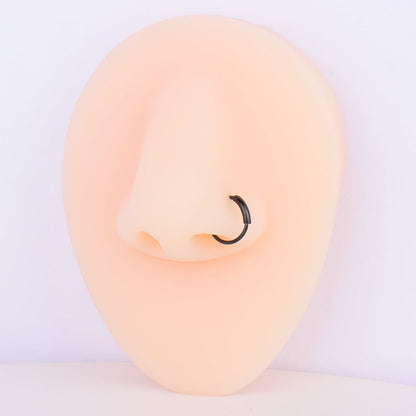 NR0076 Basic Nose Hoop - OhmoJewelry