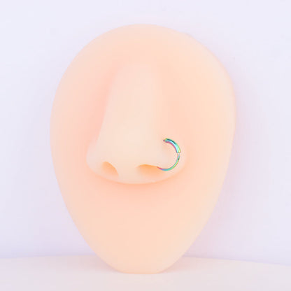 NR0076 Basic Nose Hoop - OhmoJewelry