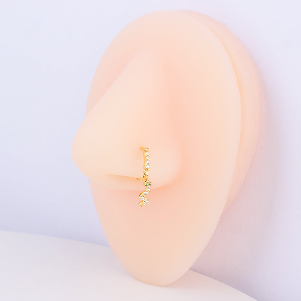Snake Seamless Ring Hoop - Stainless Steel - Septum - Oumo Jewelry