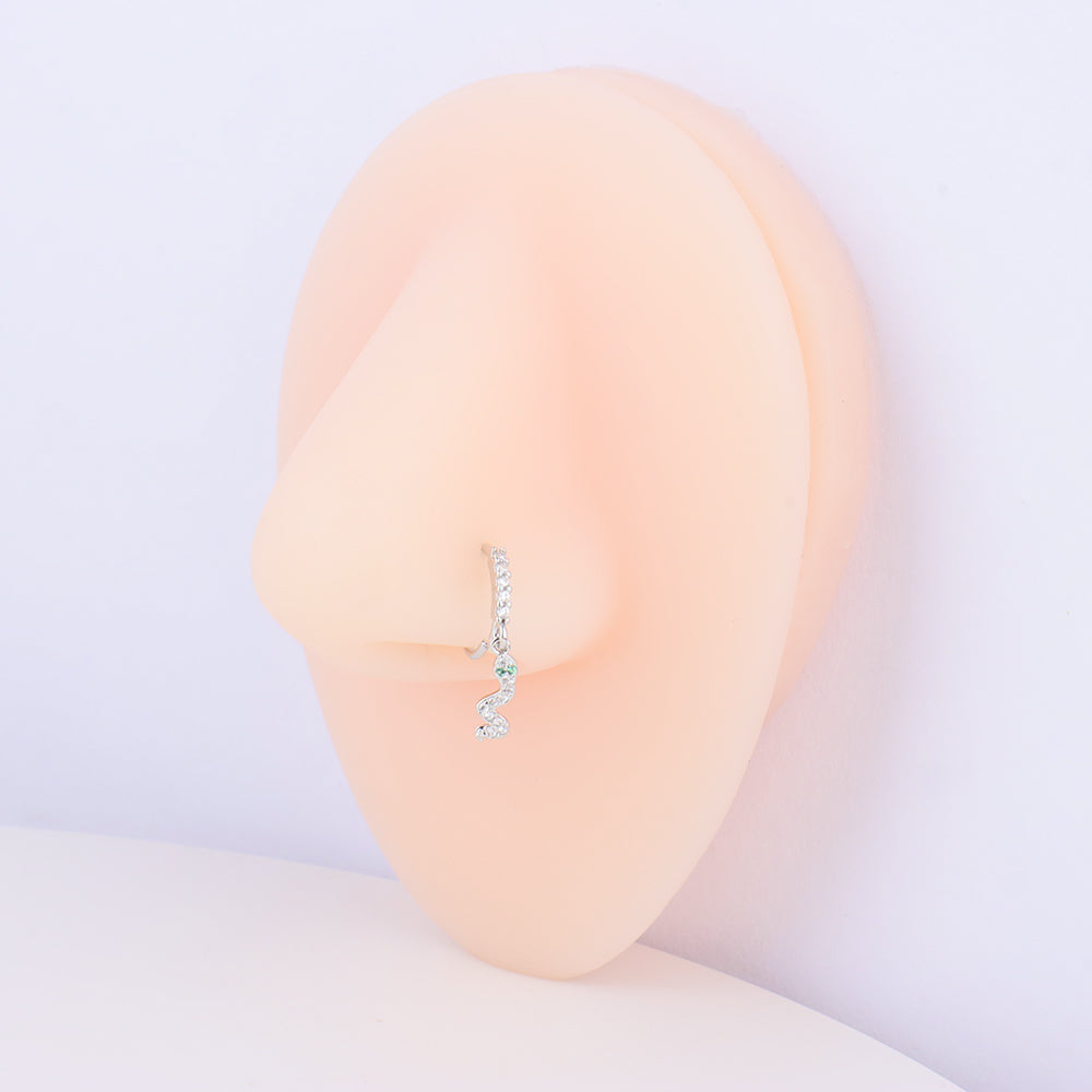 Snake Seamless Ring Hoop - Stainless Steel - Septum - Oumo Jewelry