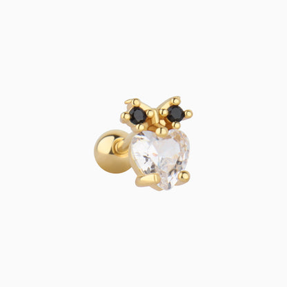 Owl Love Stud - OhmoJewelry