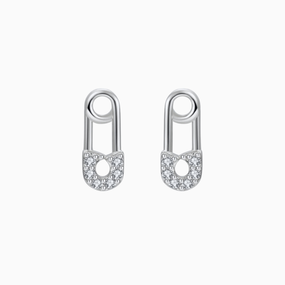 Paper Clip Studs - OhmoJewelry