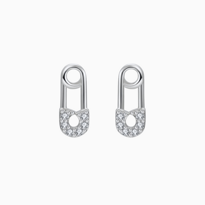 Paper Clip Studs - OhmoJewelry