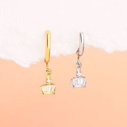 Petite Crown Drop - OhmoJewelry