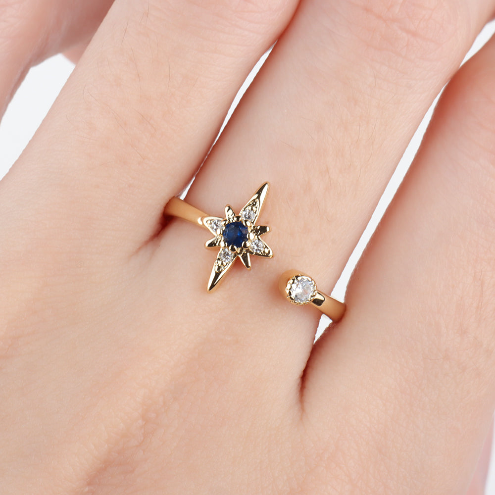 Octagonal Star Ring - OhmoJewelry