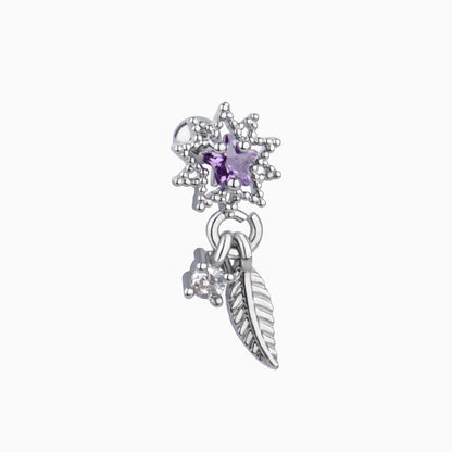 Purple Star Drop - OhmoJewelry