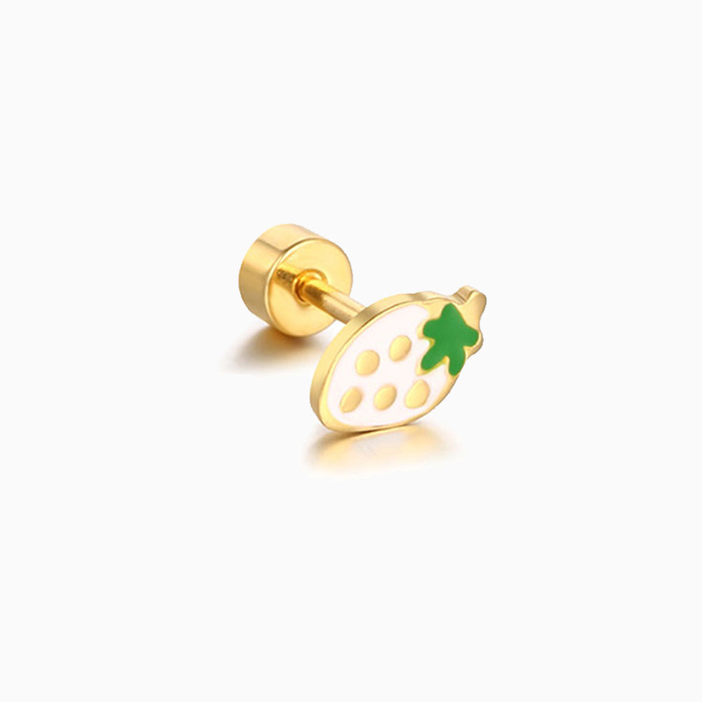 Strawberry Stud - OhmoJewelry