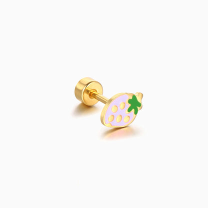 Strawberry Stud - OhmoJewelry