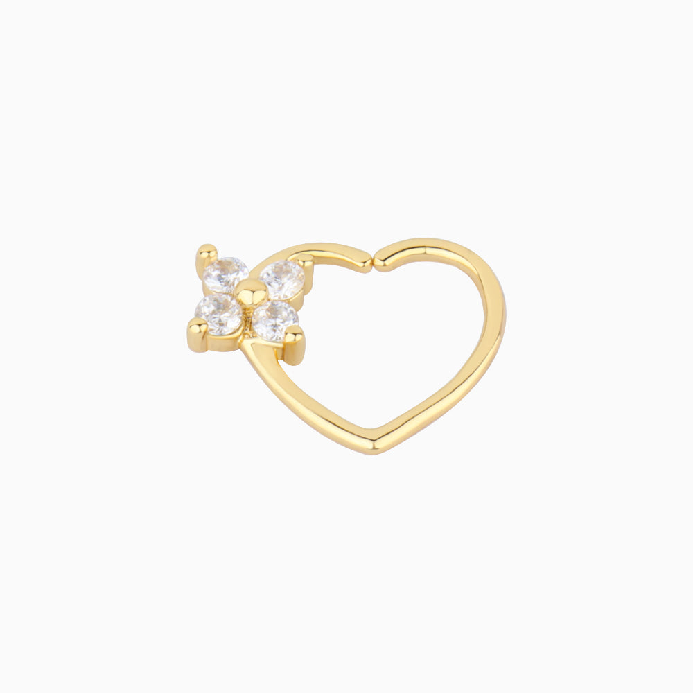 Flower Daith Ring - OhmoJewelry