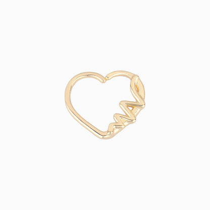 Heartbeat Daith Ring - OhmoJewelry