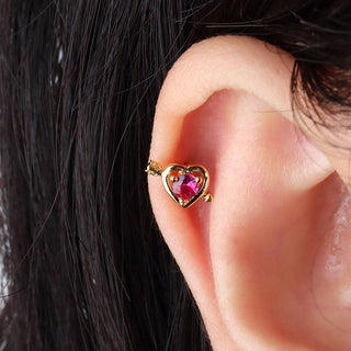 Romantic Cupid's Arrow Stud - OhmoJewelry