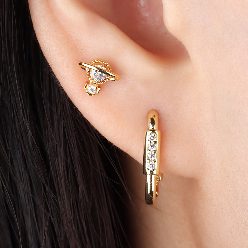 Saturn Stud - OhmoJewelry