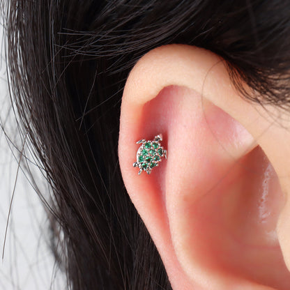 Sea Turtle Stud - OhmoJewelry