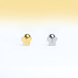 Simple Butterfly Stud - OhmoJewelry