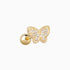 Sparkle Butterfly Stud - OhmoJewelry