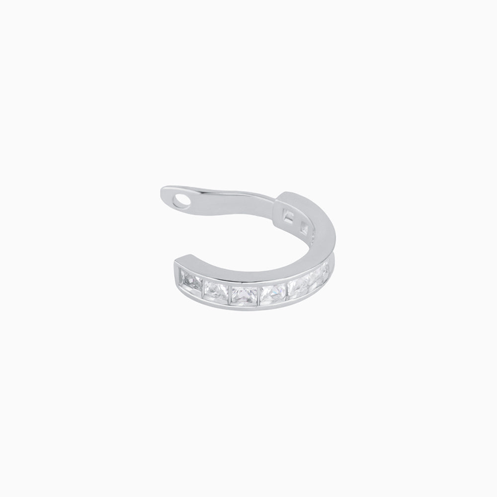 Sparkling Gem Basic Ear Cuff - Brass - Oumo Jewelry