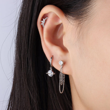 Sparkly Cool Chain Earrings - OhmoJewelry