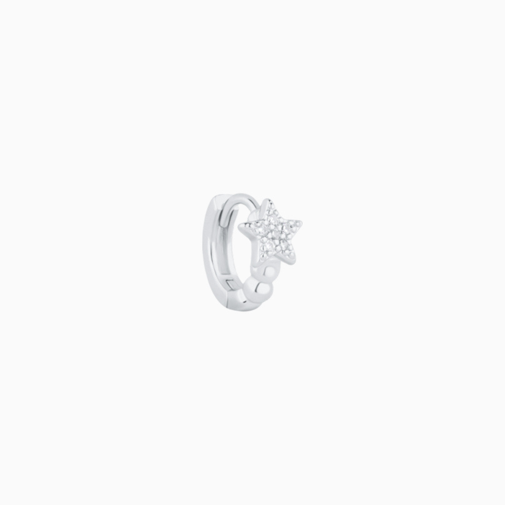 Star Helix Hoop - Brass - Helix - Oumo Jewelry