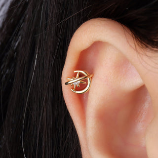 🌙Star Moon Journey Stud - OhmoJewelry