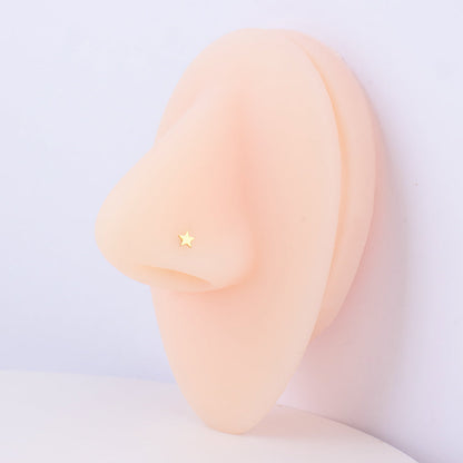 Star Nose Stud - OhmoJewelry