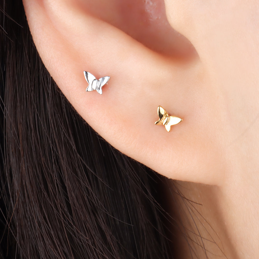 Stylish Butterfly Stud - OhmoJewelry