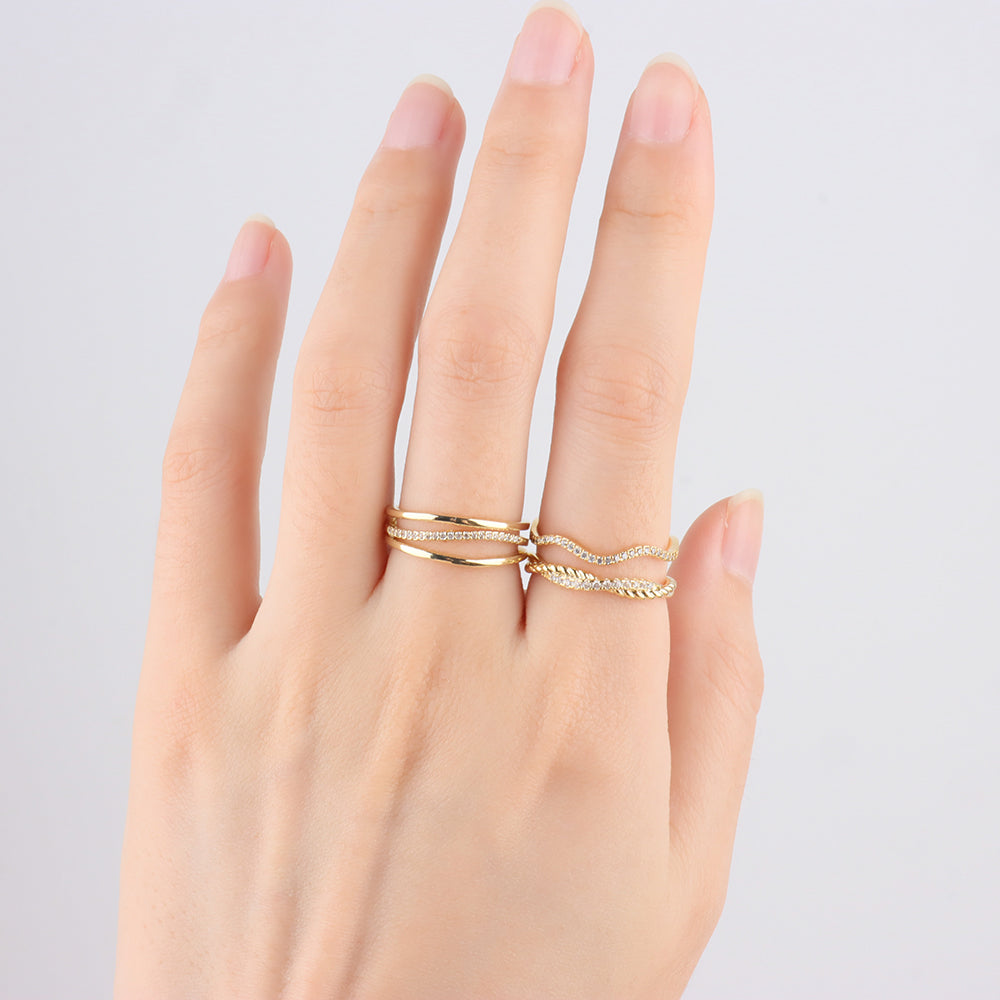 Three Layer Ring - OhmoJewelry