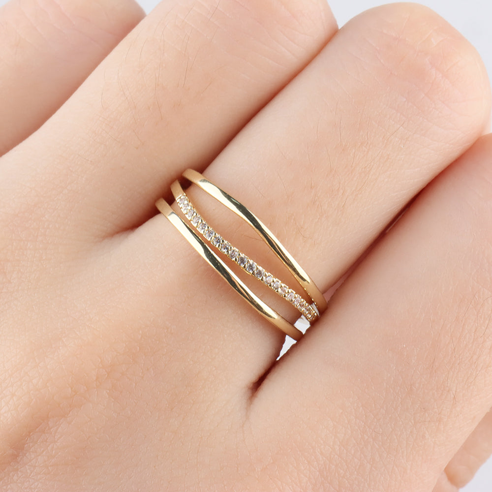 Three Layer Ring - OhmoJewelry