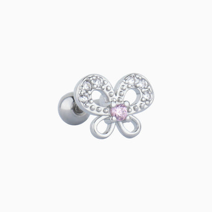 Treasure Pinky Butterfly Stud - OhmoJewelry