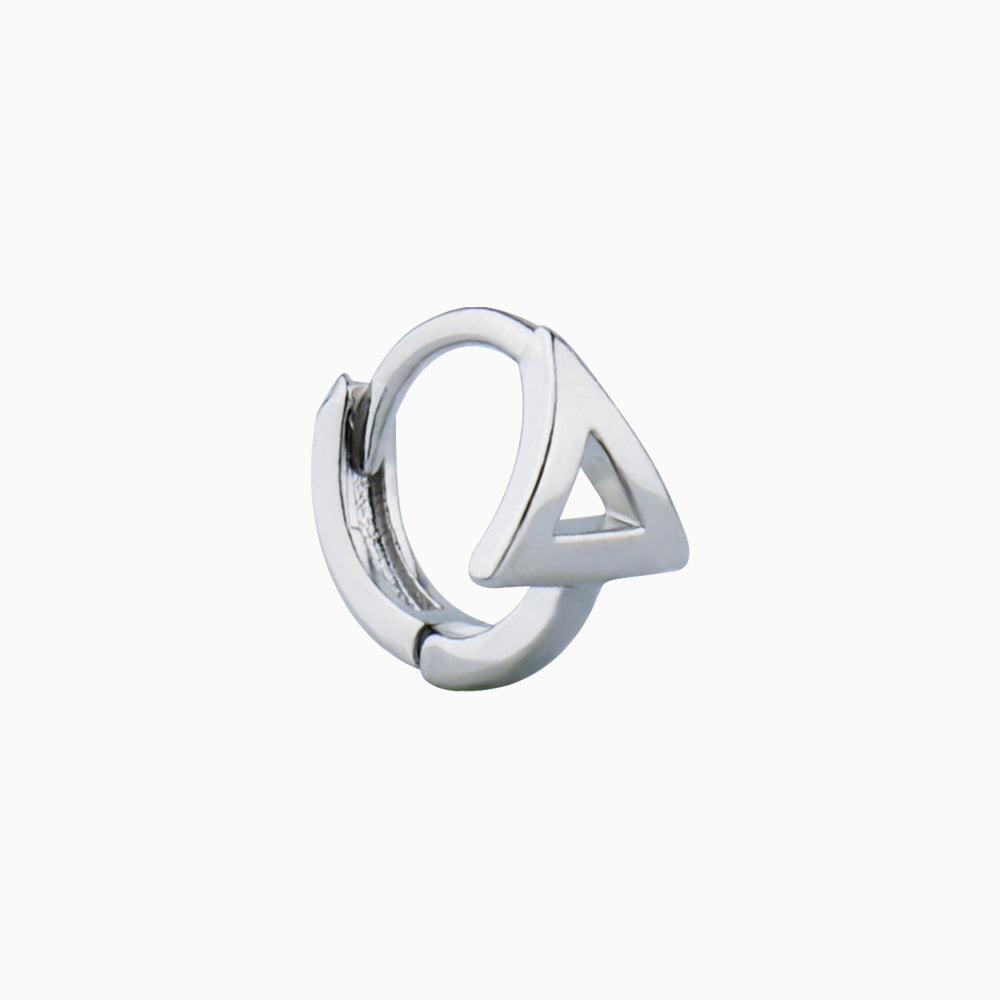 Triangle Hoop Helix - OhmoJewelry