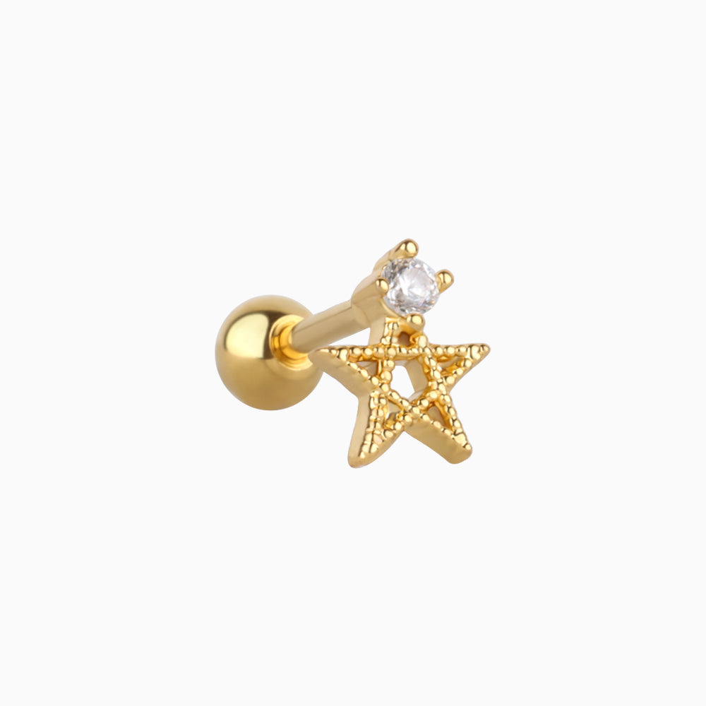 Twinkling Star Stud - OhmoJewelry