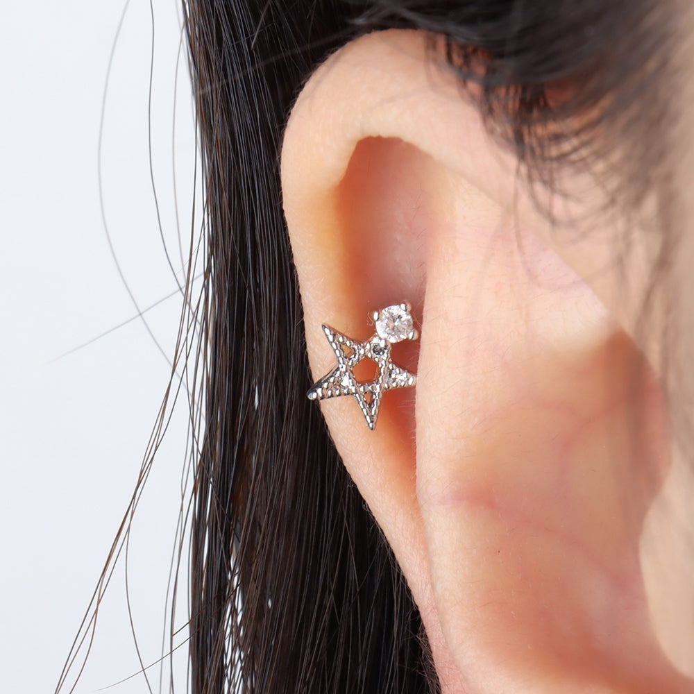 Twinkling Star Stud - OhmoJewelry