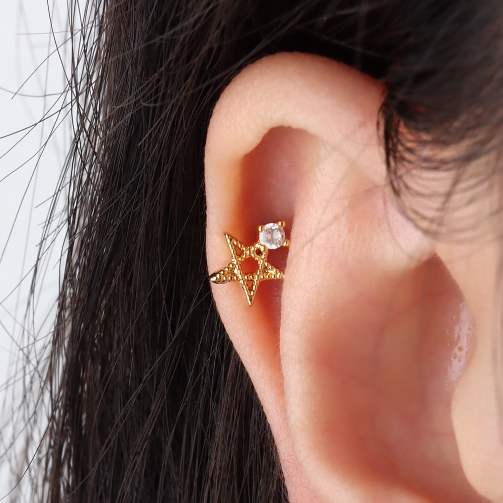 Twinkling Star Stud - OhmoJewelry