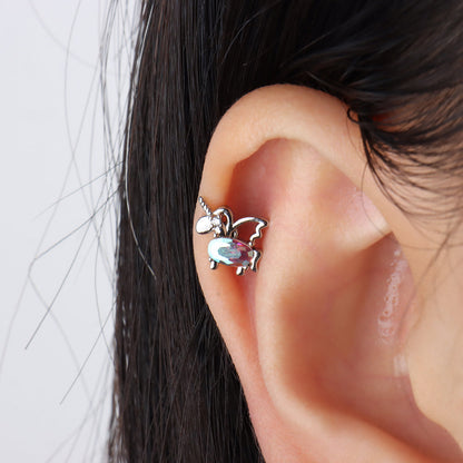 Unicorn Queen Stud - OhmoJewelry