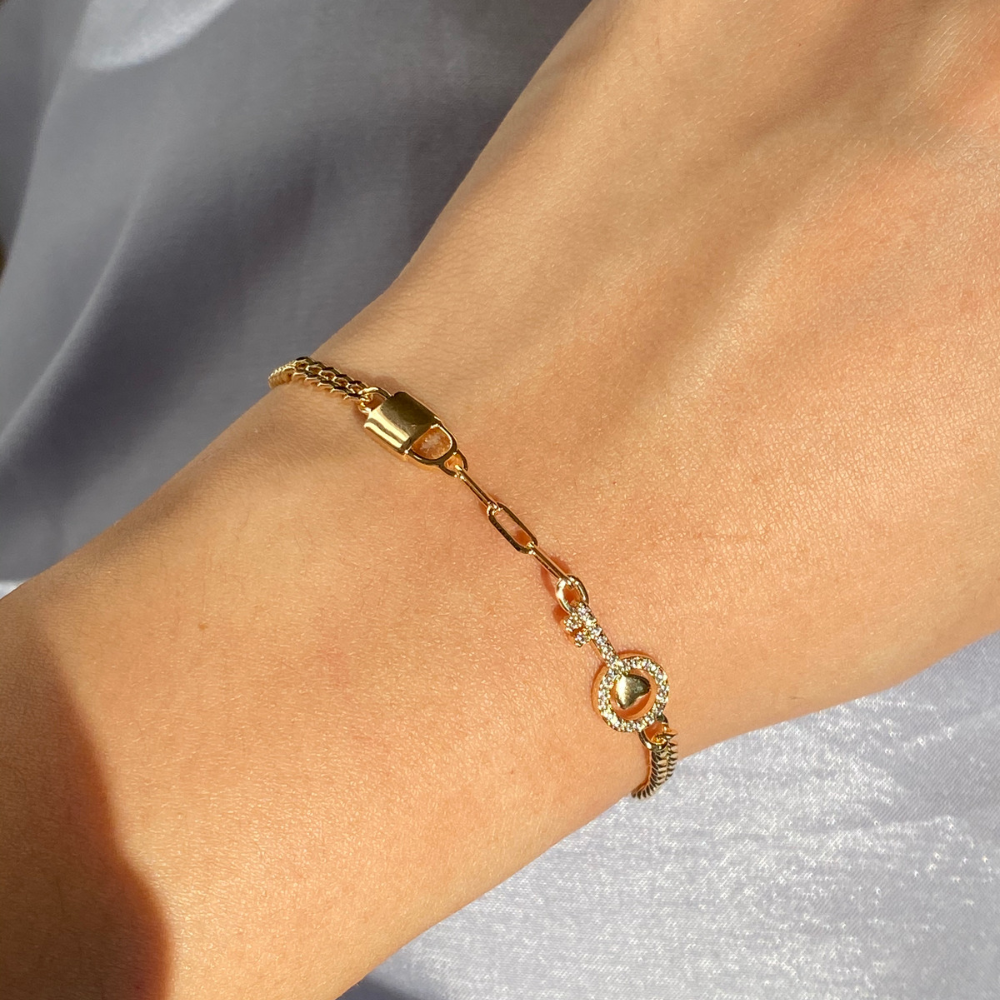 Unlock Your Heart Bracelet - OhmoJewelry