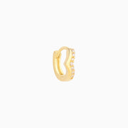 V Shaped Helix Hoop - Stainless Steel - Upper Lobe, Helix - Oumo Jewelry