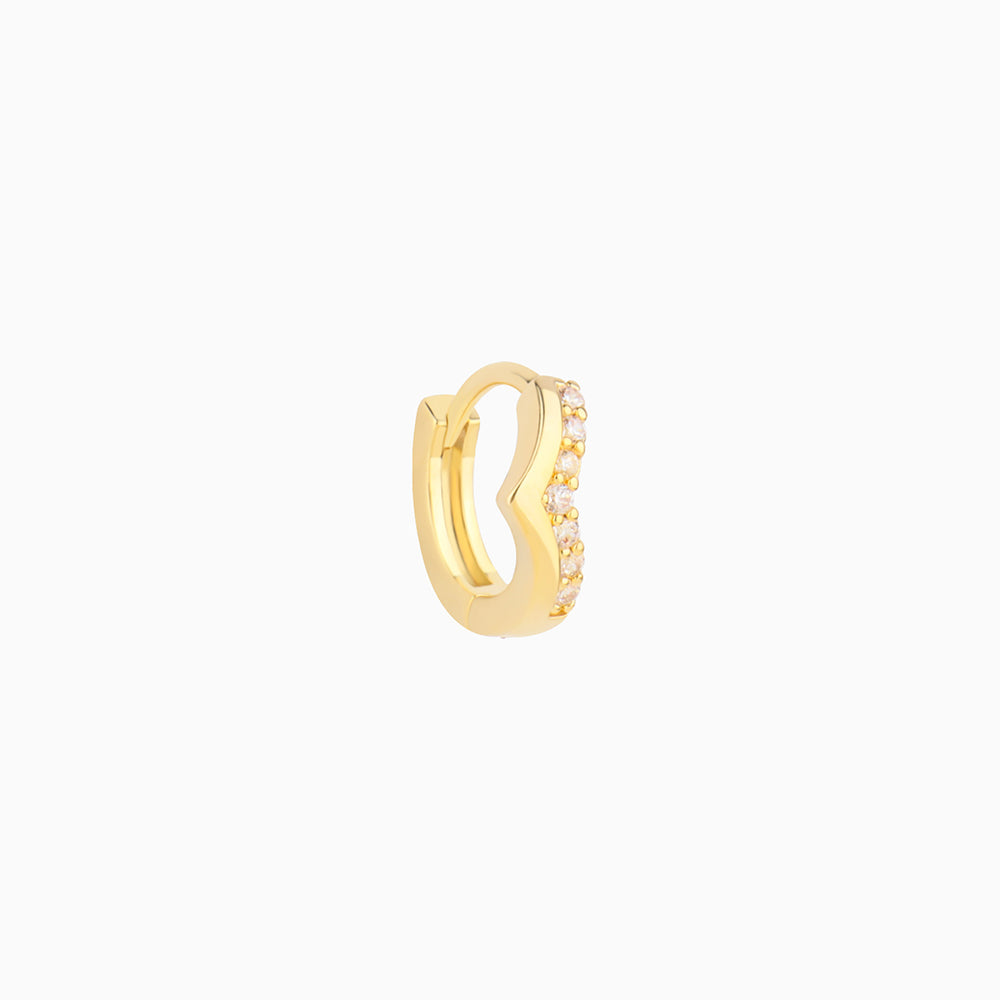 V Shaped Helix Hoop - Stainless Steel - Upper Lobe, Helix - Oumo Jewelry