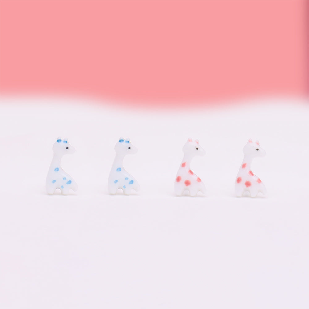 Cute Giraffe Studs - OhmoJewelry