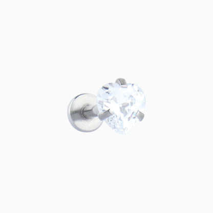 Classic Heart Stud - OhmoJewelry