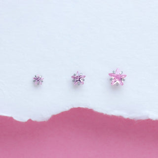 Pink Star Stud - OhmoJewelry